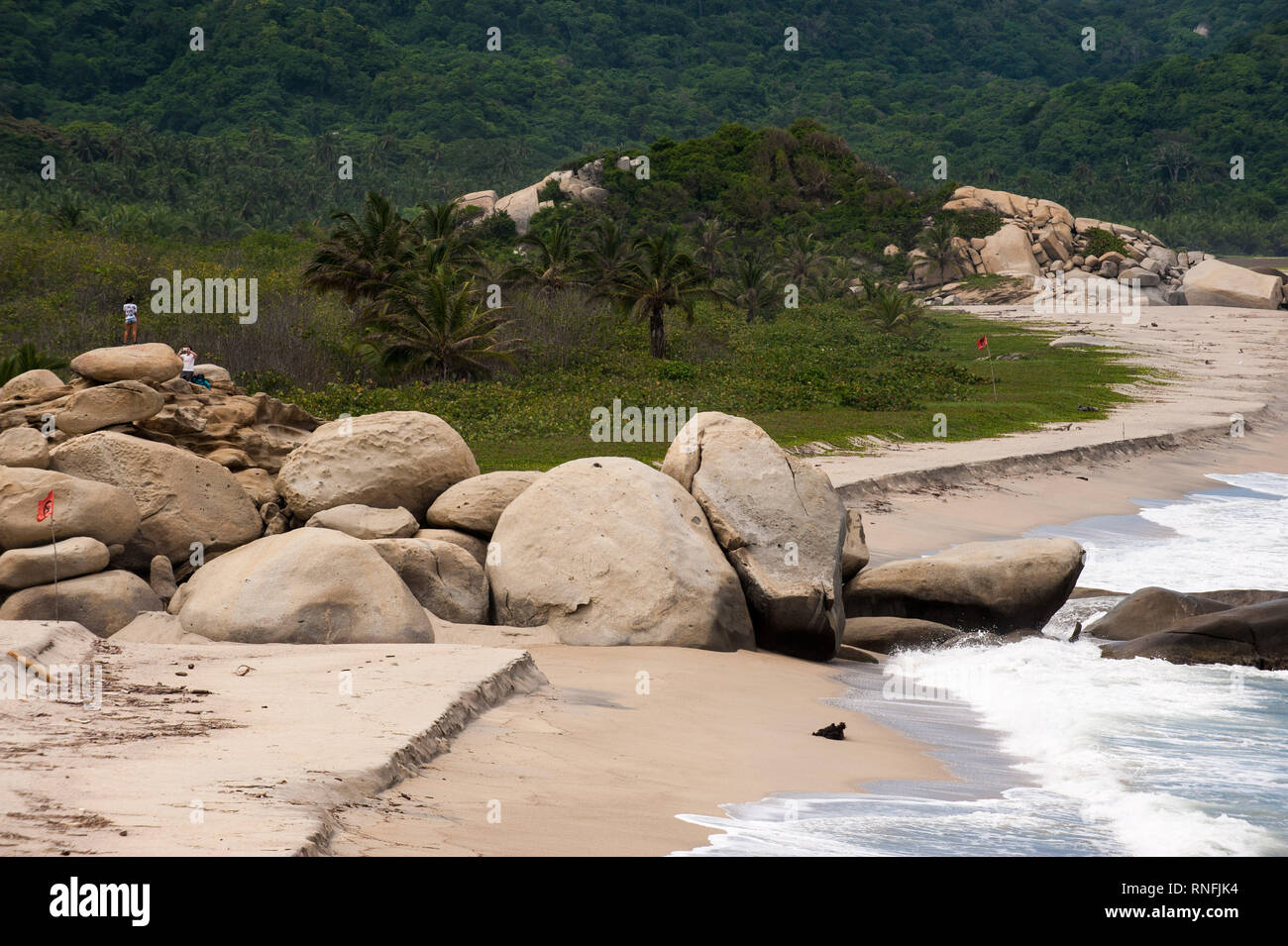 Taganga, Santa Marta, Colombia: Tayrona National Natural Park. Stock Photo