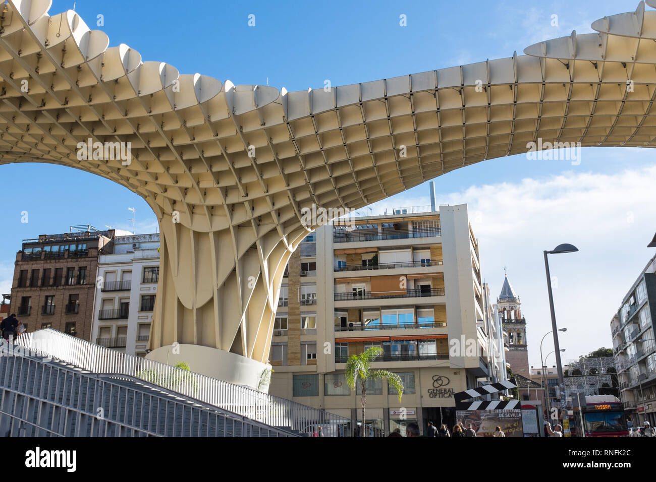 Metropol Parasol, one of the largest wooden structures ever built in