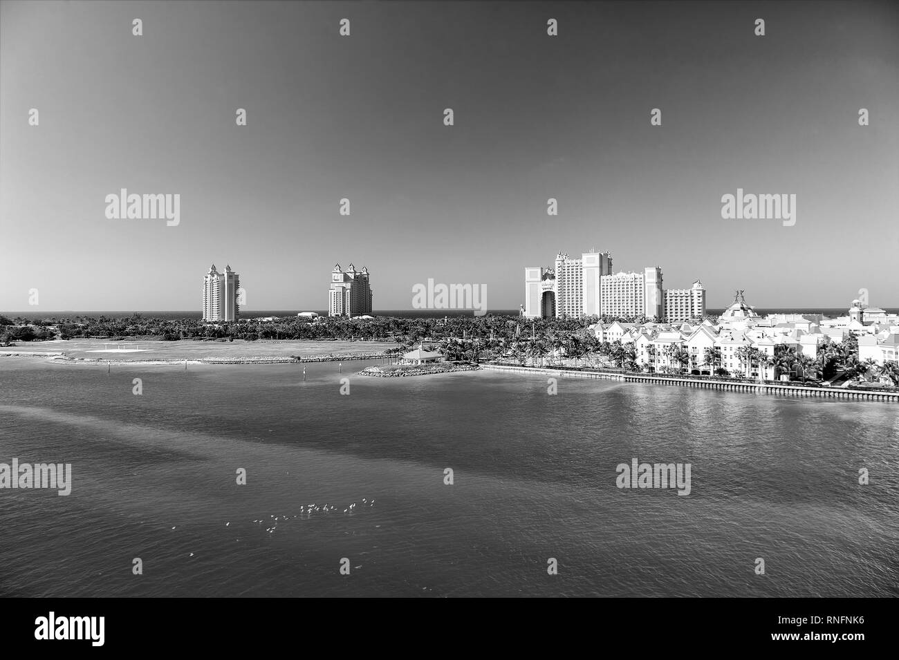 Nassau Bahamas Black and White Stock Photos & Images - Alamy