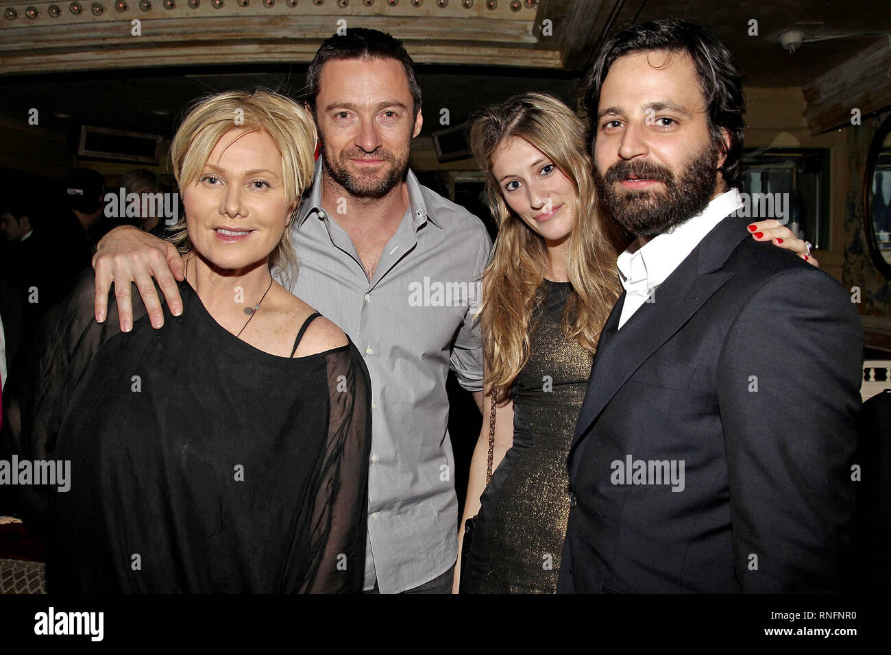 New York, USA. 15 Feb, 2011. Deborah-lee Furness, Hugh Jackman, Francesca  Zampi, and, Simon Hamerstein at The Monday, Feb 14, 2011 Box - 4 Year  Anniversary Featuring Special Musical Guest The Scissor