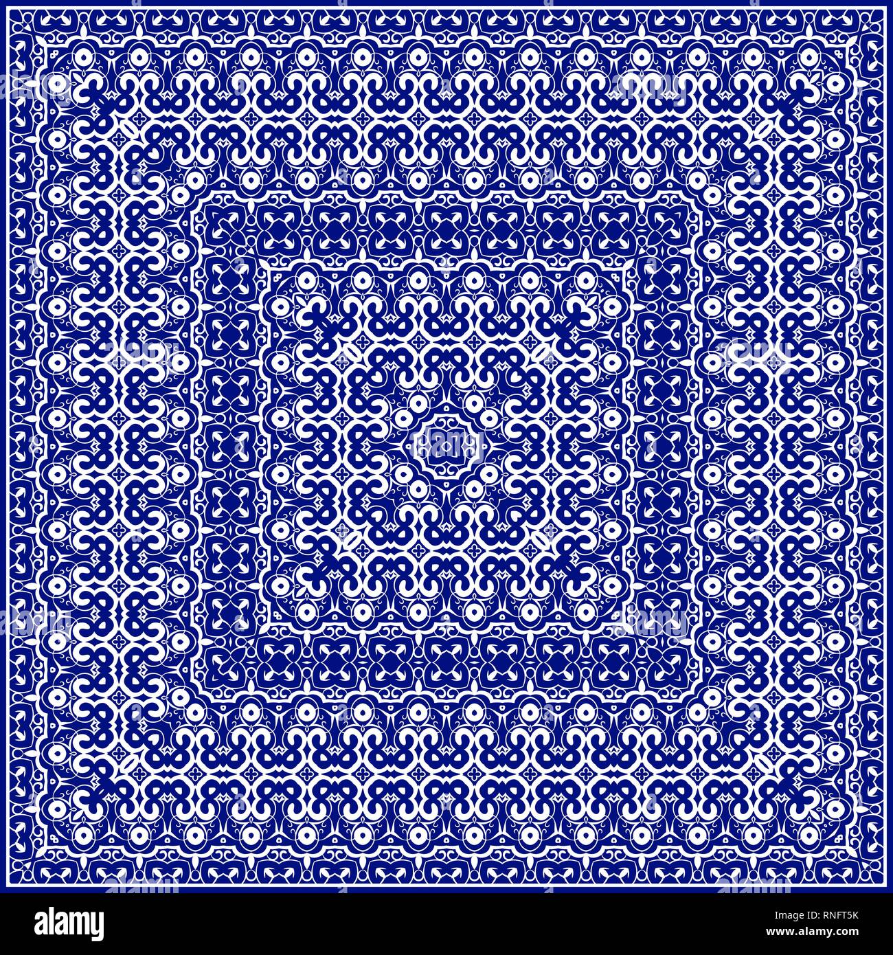 Indian cotton fabric pattern Stock Vector Images - Alamy