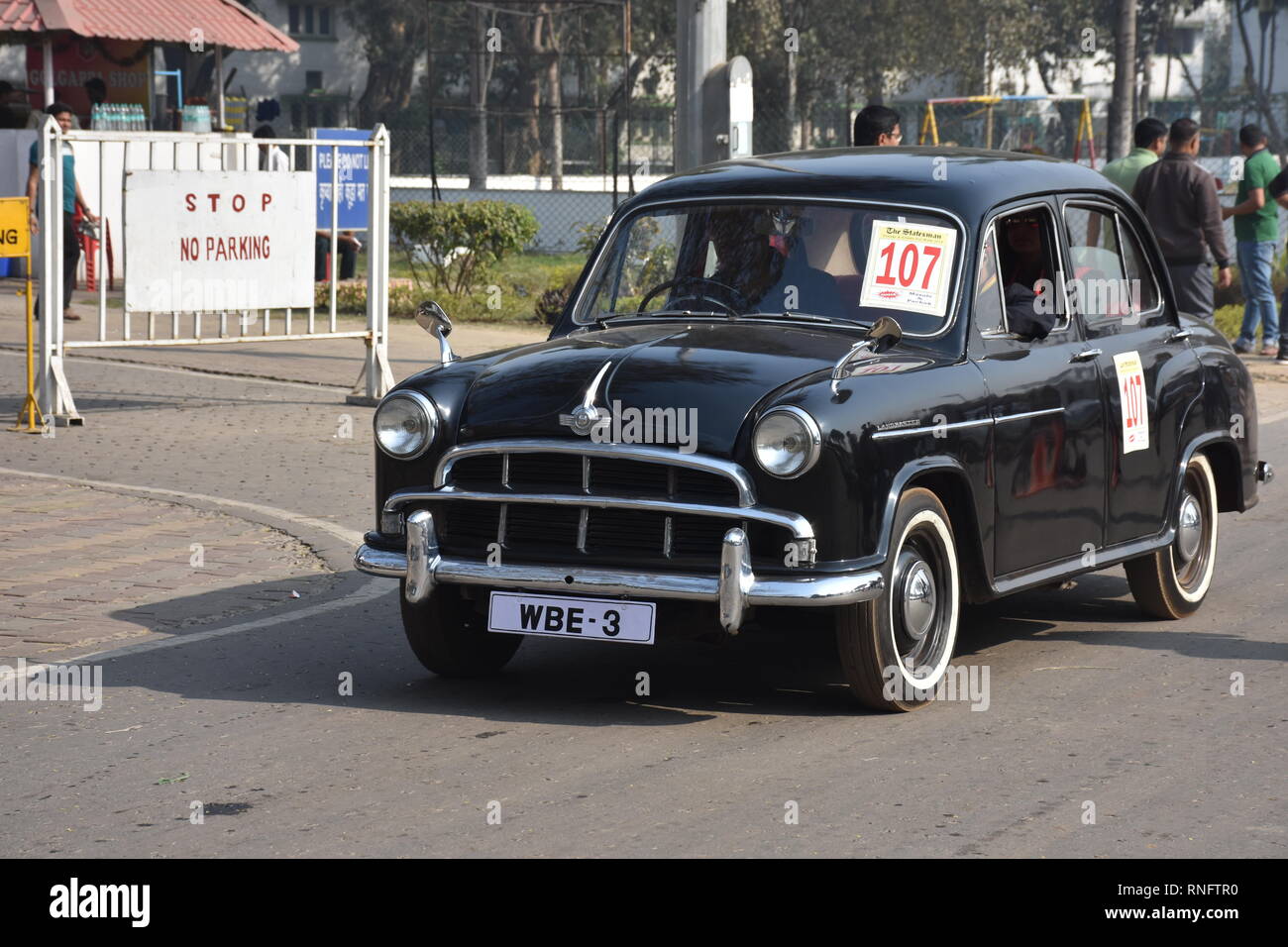 1954 Hindustan Landmaster car with 1498 cc engine. WBE 3 India Stock