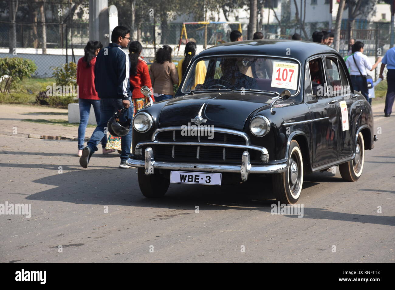 1954 Hindustan Landmaster car with 1498 cc engine. WBE 3 India Stock