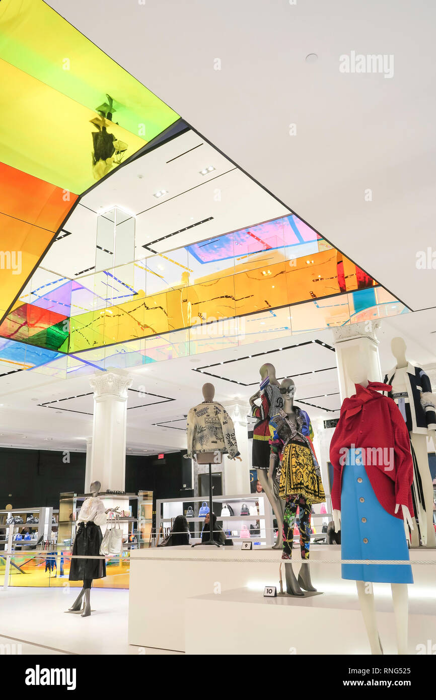 Saks Fifth Avenue Flagship Store Interior, NYC, USA Stock Photo Alamy