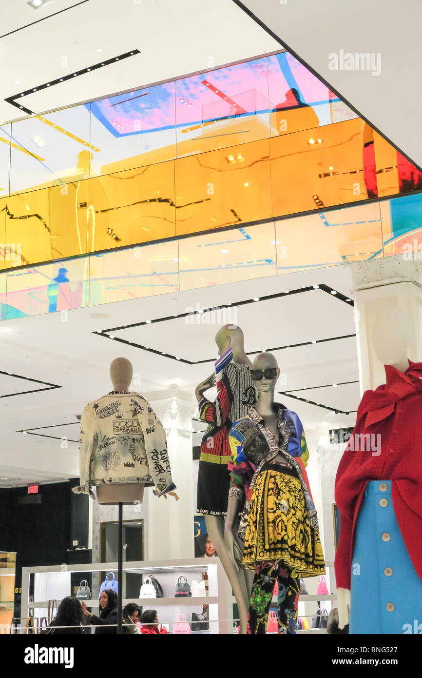 Saks Fifth Avenue Flagship Store Interior, NYC, USA Stock Photo - Alamy