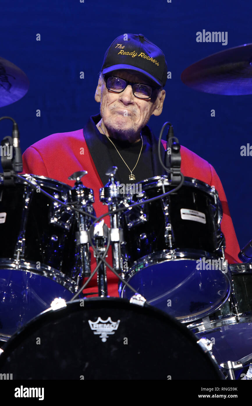 Drummer Dick Boccelli, better known as Dick Richards, is shown
