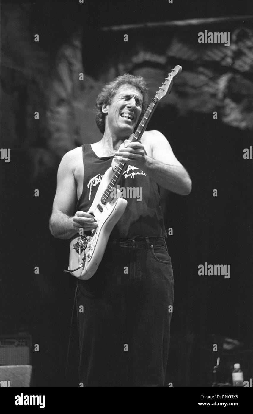CPR guitarist Jeff Pevar is shown on stage during a concert appearance ...