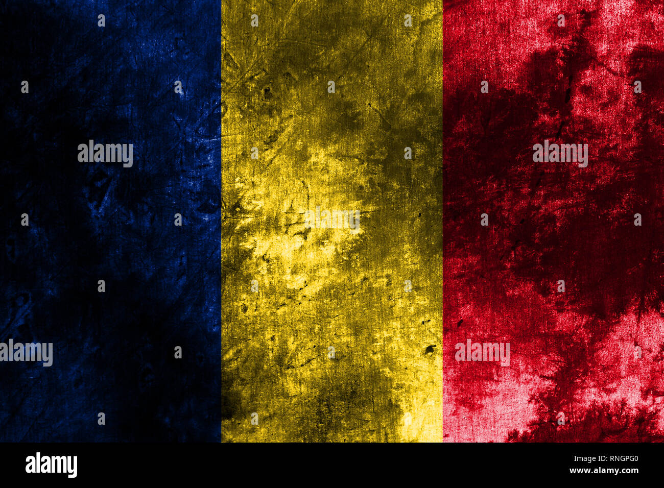 Old Romania grunge background flag Stock Photo - Alamy