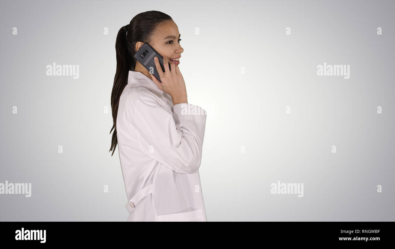 Female dr smiles talking hi-res stock photography and images - Alamy