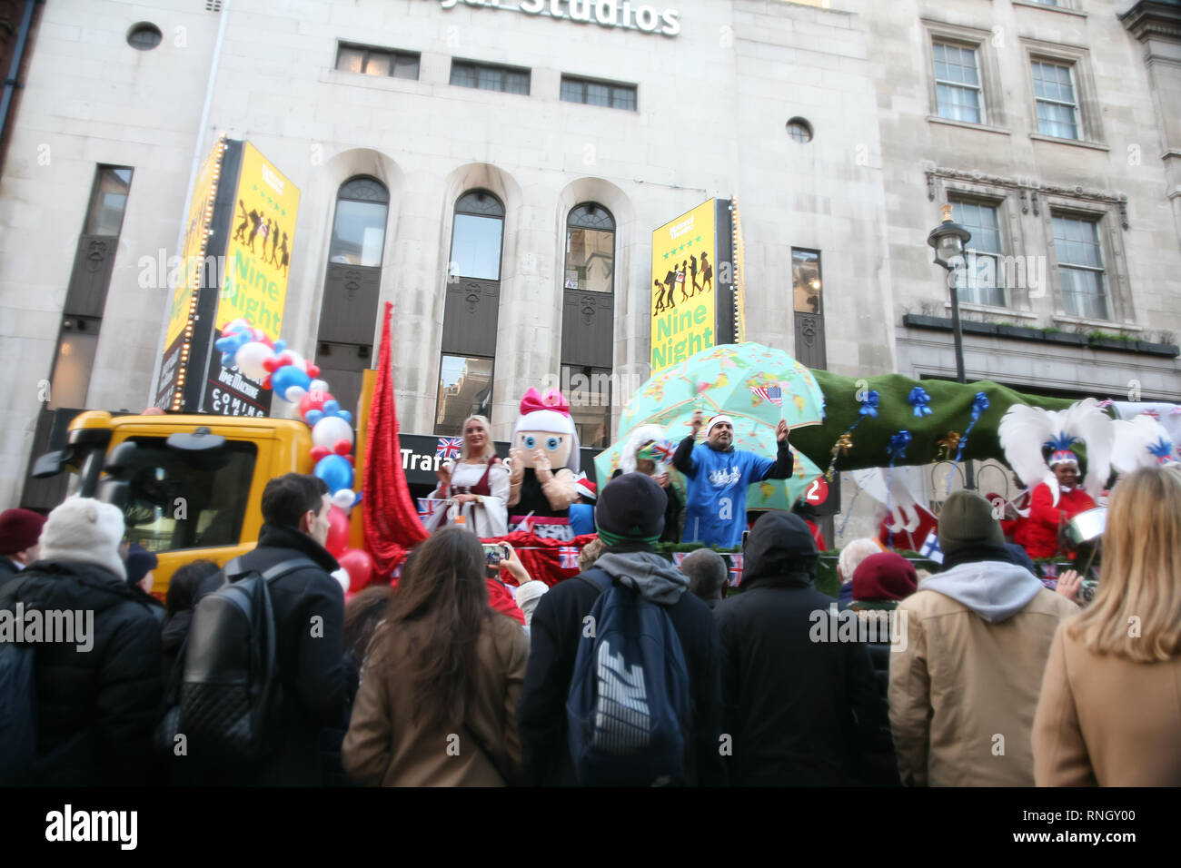 England, London, Westminster, Piccadilly, New Year's Day Parade, A