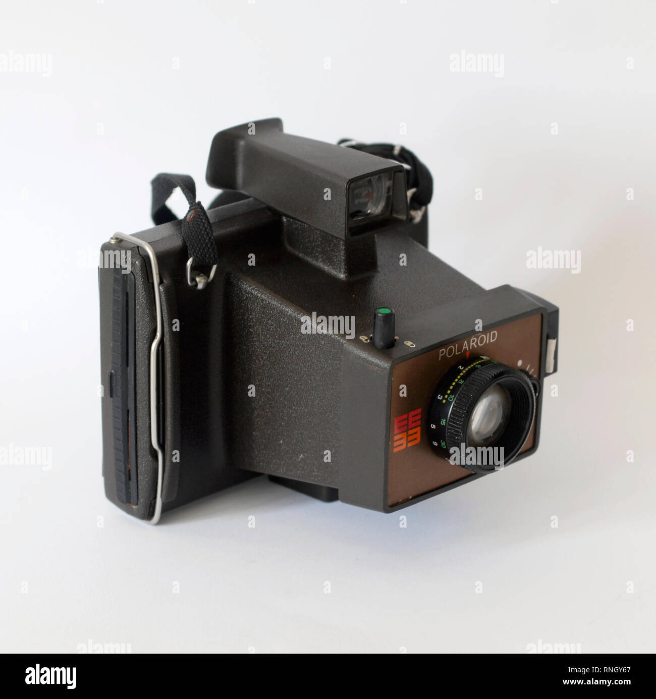 Vintage analogic Polaroid instant camera EE33. Original, 70's. Made in the  UK Stock Photo - Alamy