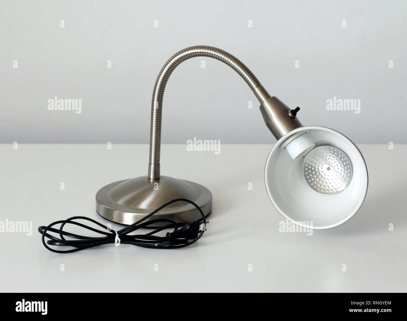 Table lamp flexo. Ikea, Format Model. Adjustable arm and screen Stock Photo  - Alamy
