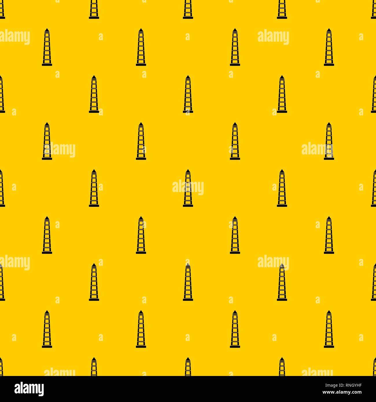Obelisco of Buenos Aires pattern vector Stock Vector