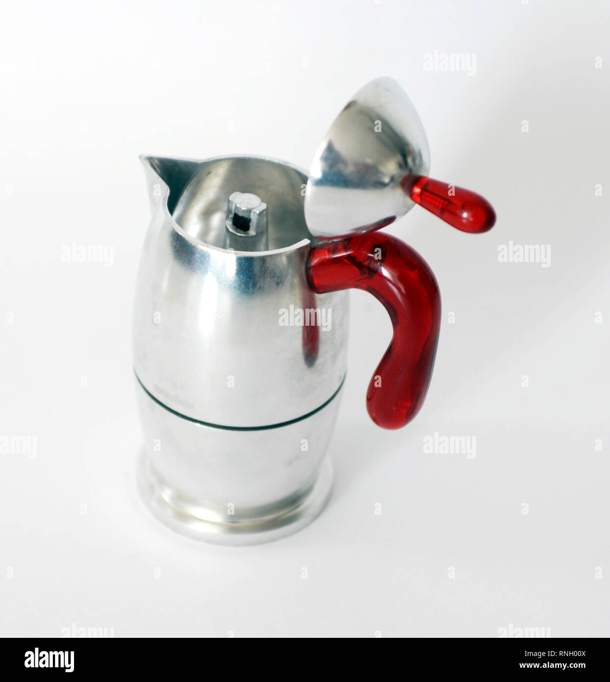 Italian coffee maker, Moka, Guzzini brand, Made in Italy. Zazá model,  designed by Angeletti Ruzza. Gocce Collection Stock Photo - Alamy