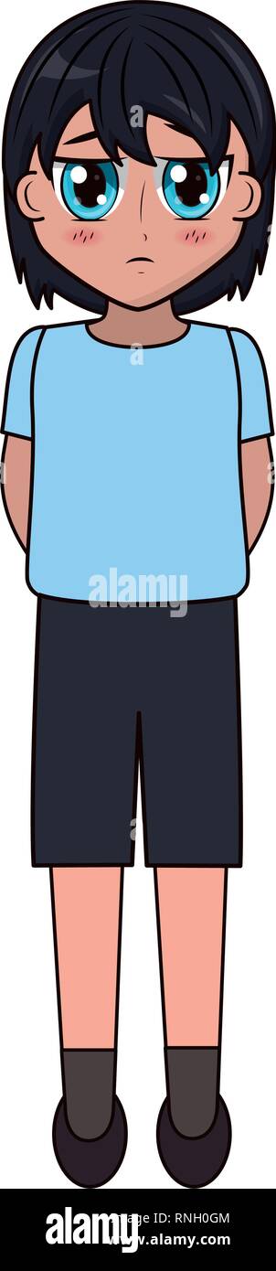 anime boy manga character Stock Vector Image & Art - Alamy