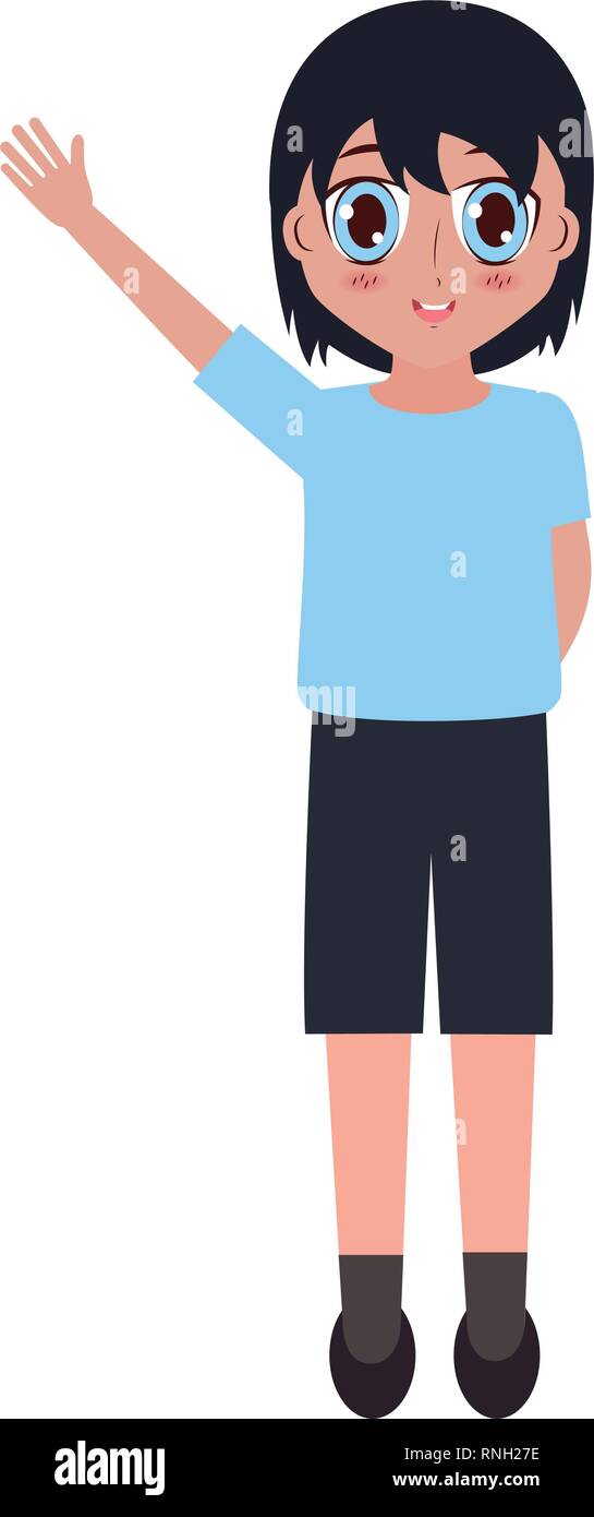 anime boy manga character Stock Vector Image & Art - Alamy
