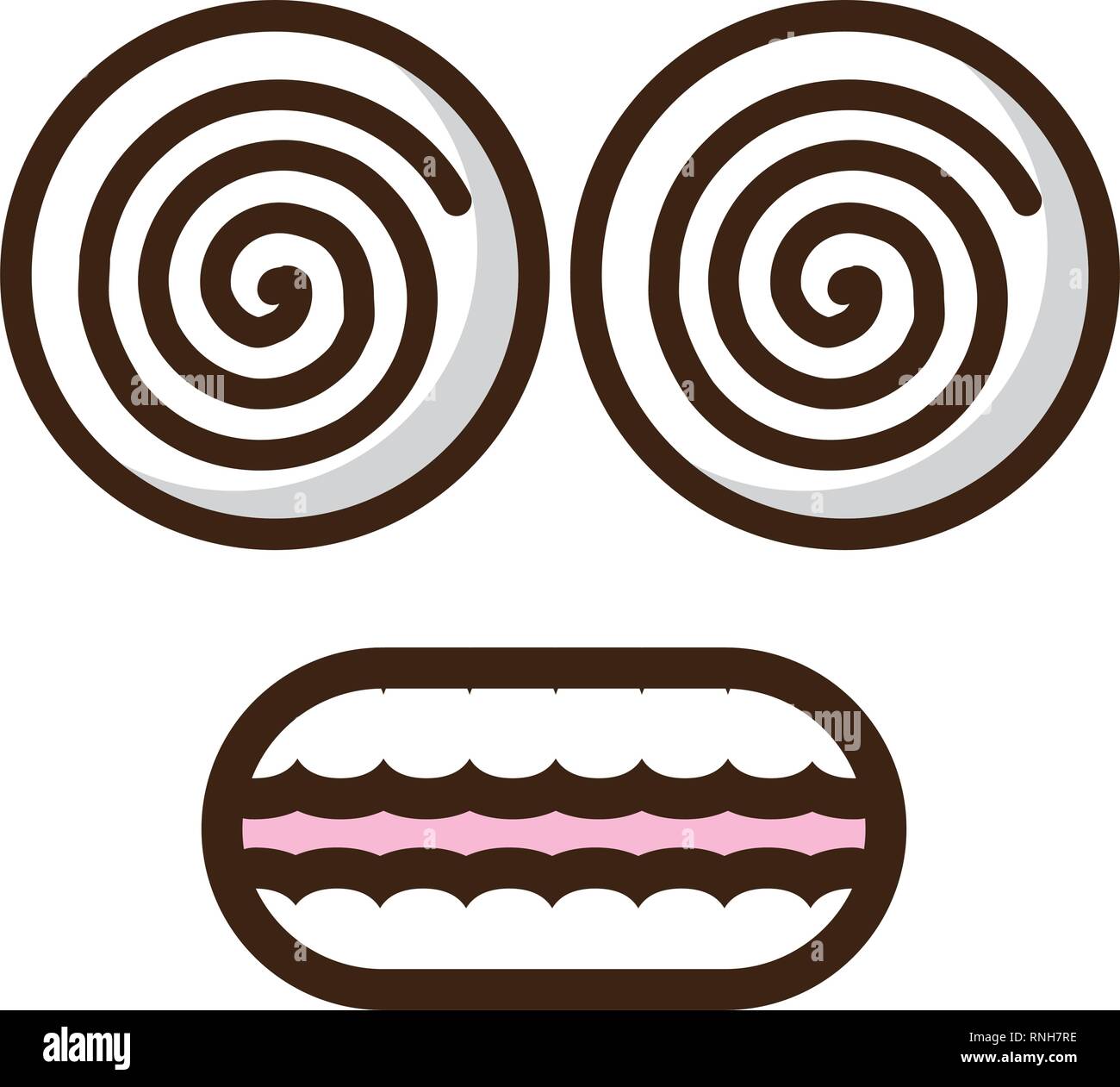 funny face crazy eyes Stock Vector Image & Art Alamy