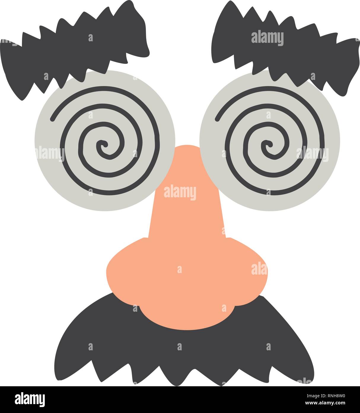 Grocho Mask Groucho marx glasses Stock Vector Images - Alamy
