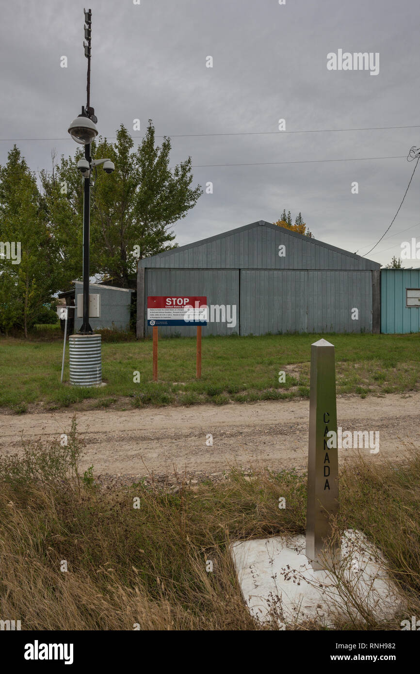 Coutts, Warner County, Alberta, Canada Stock Photo Alamy
