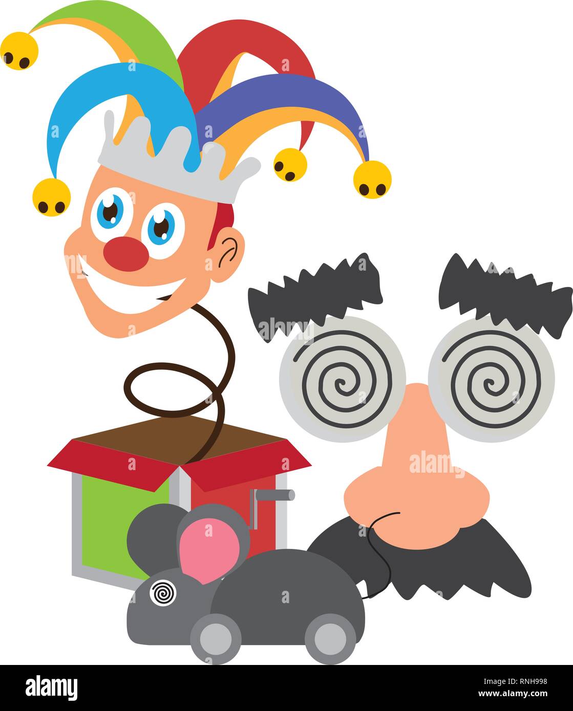 april fools day Stock Vector