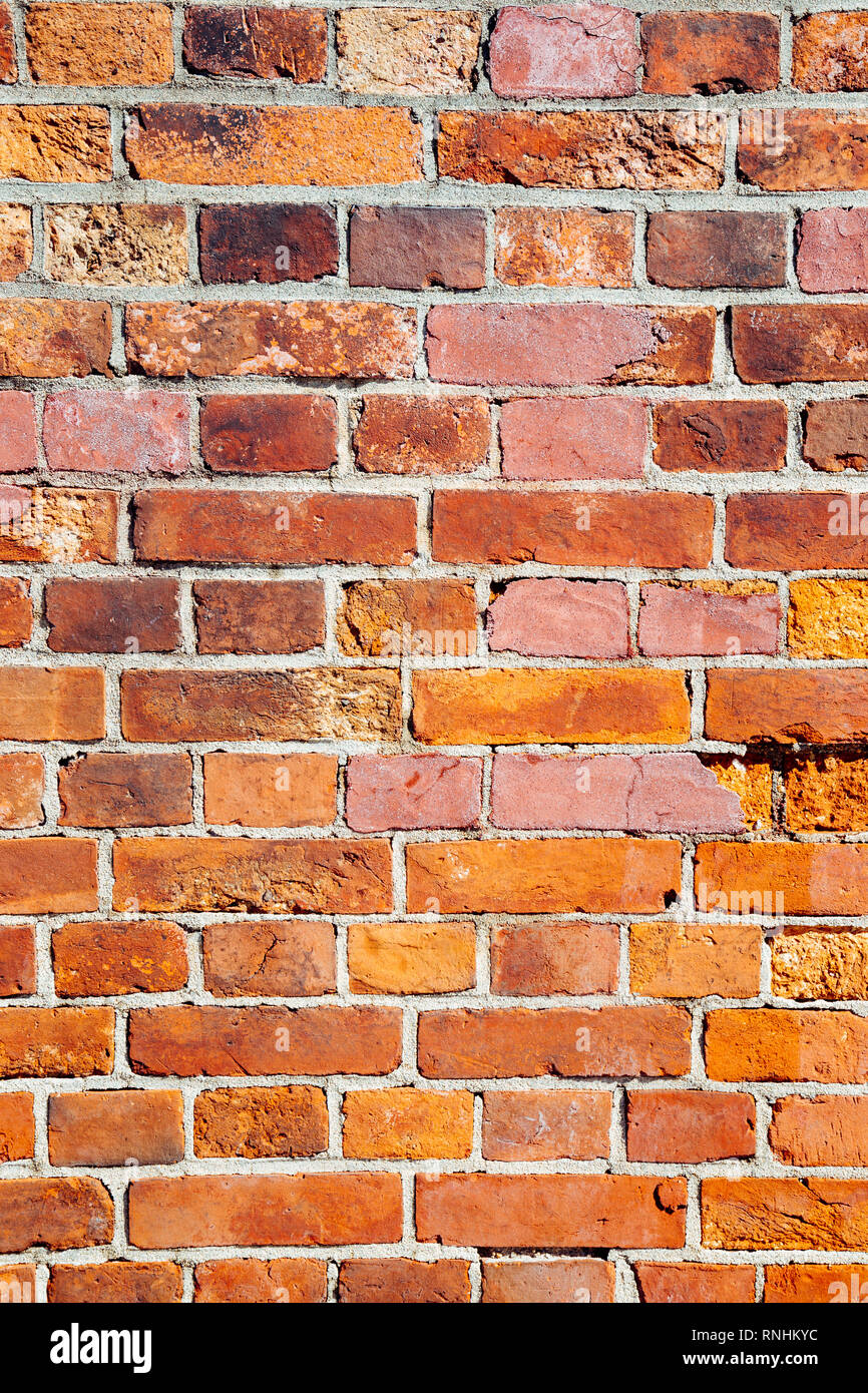 Brown brick wall texture background Stock Photo - Alamy