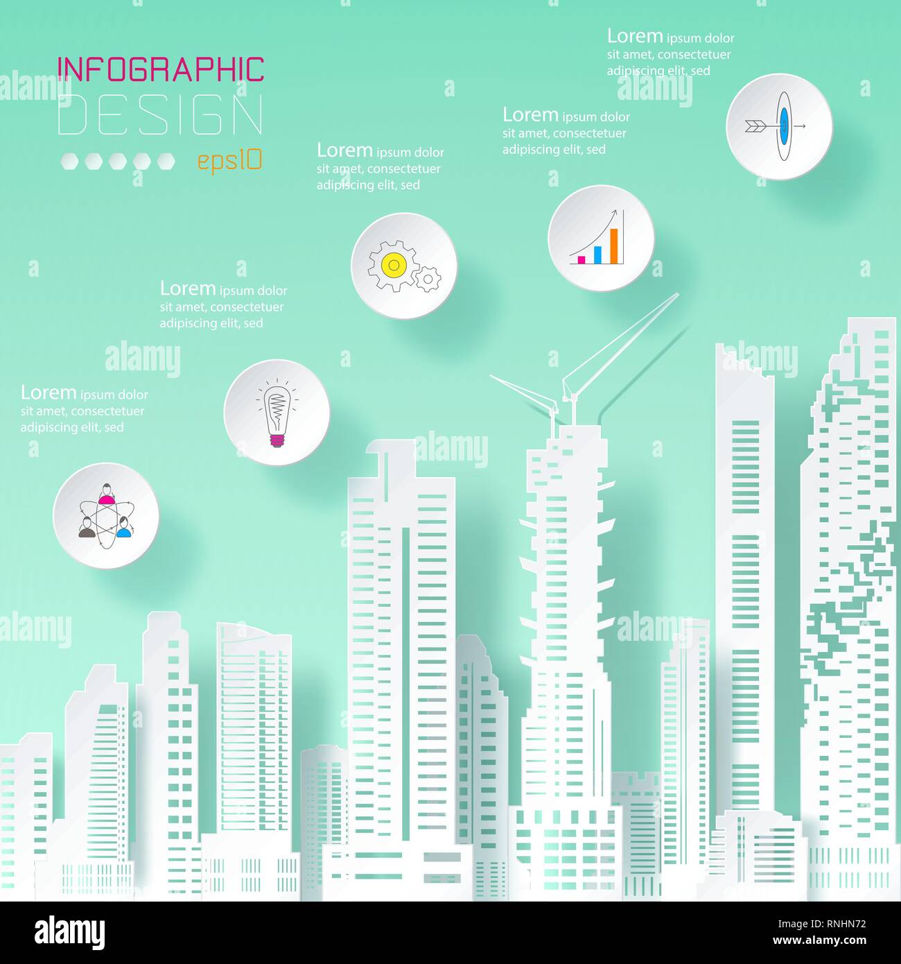 Building Infographics Set 469577 Vector Art At Vectee vrogue.co