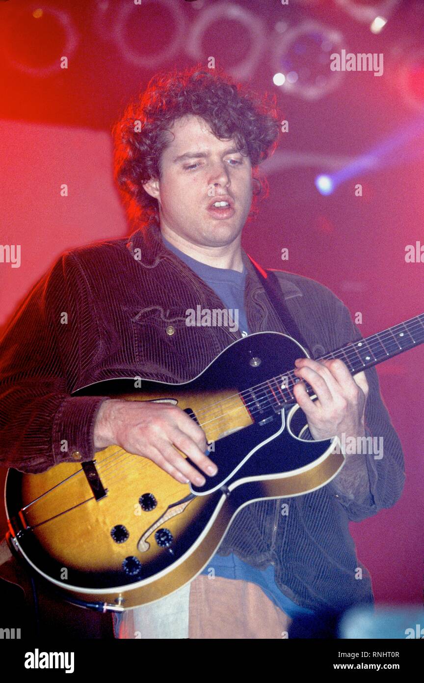 Disco Biscuits singer and guitarist Jon Gutwillig is shown performing
