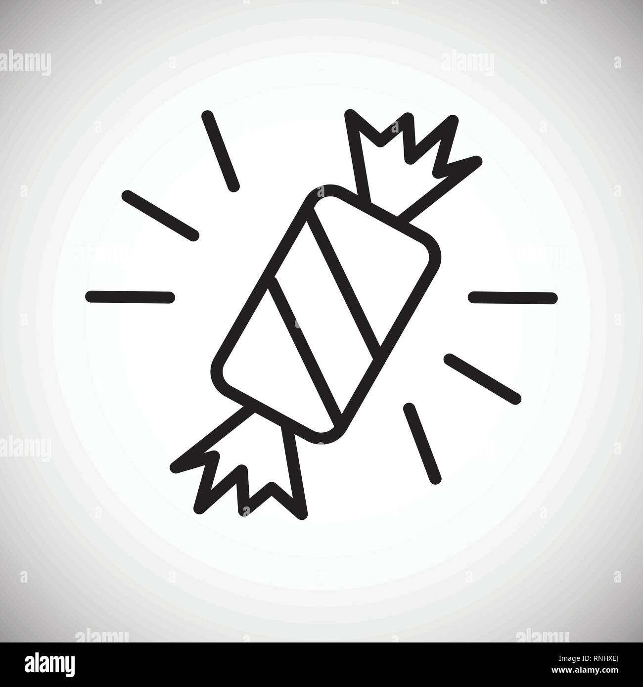 Candy icon on white background for graphic and web design, Modern ...