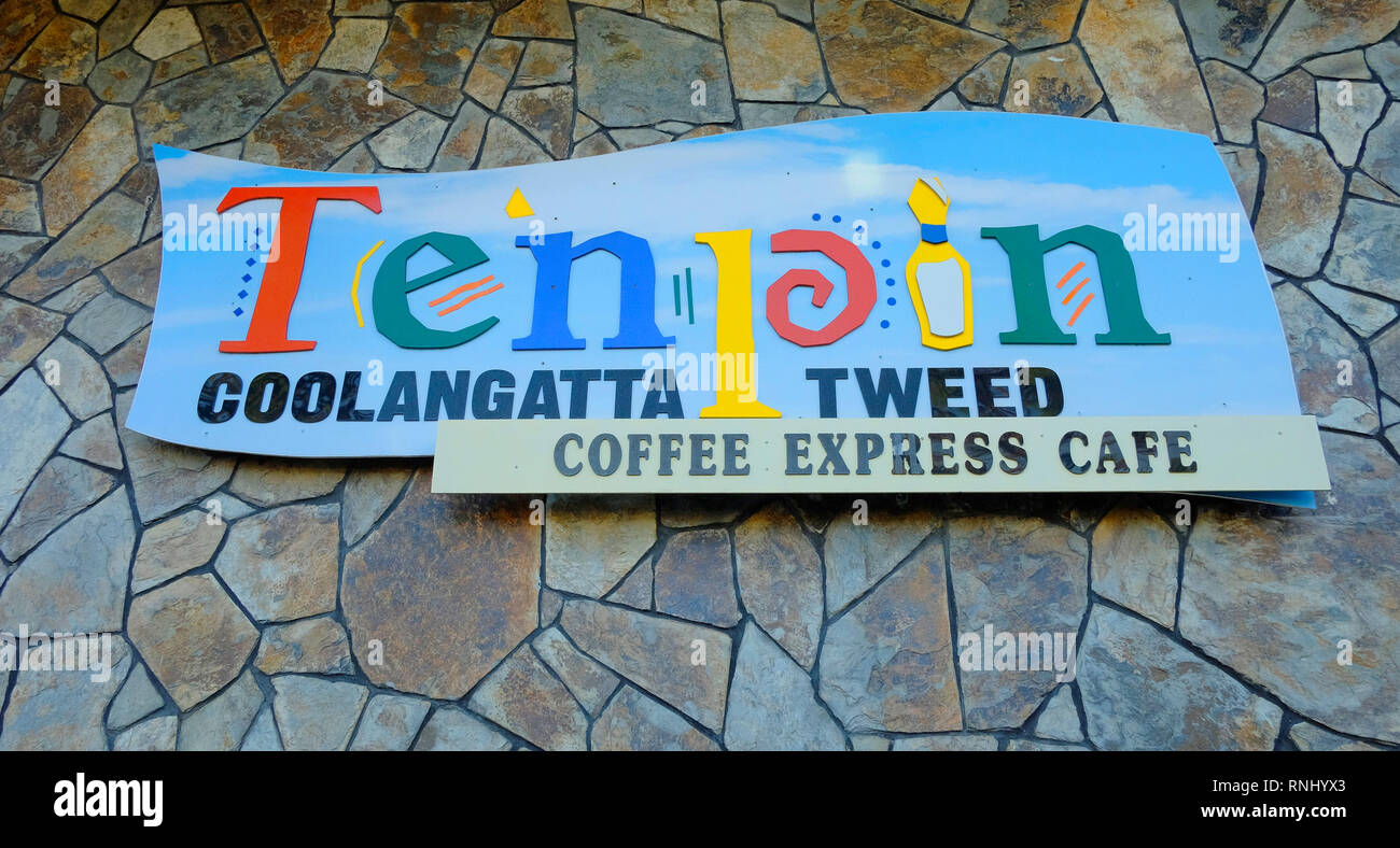 sign out front of the Coolangatta Tweed Tenpin bowling Stock Photo Alamy