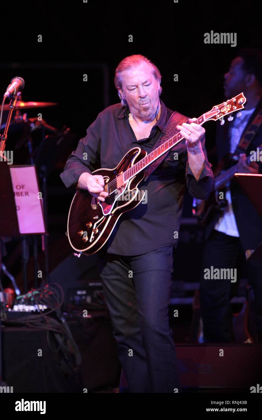 Musician Boz Scaggs of the Dukes of September is shown performing on