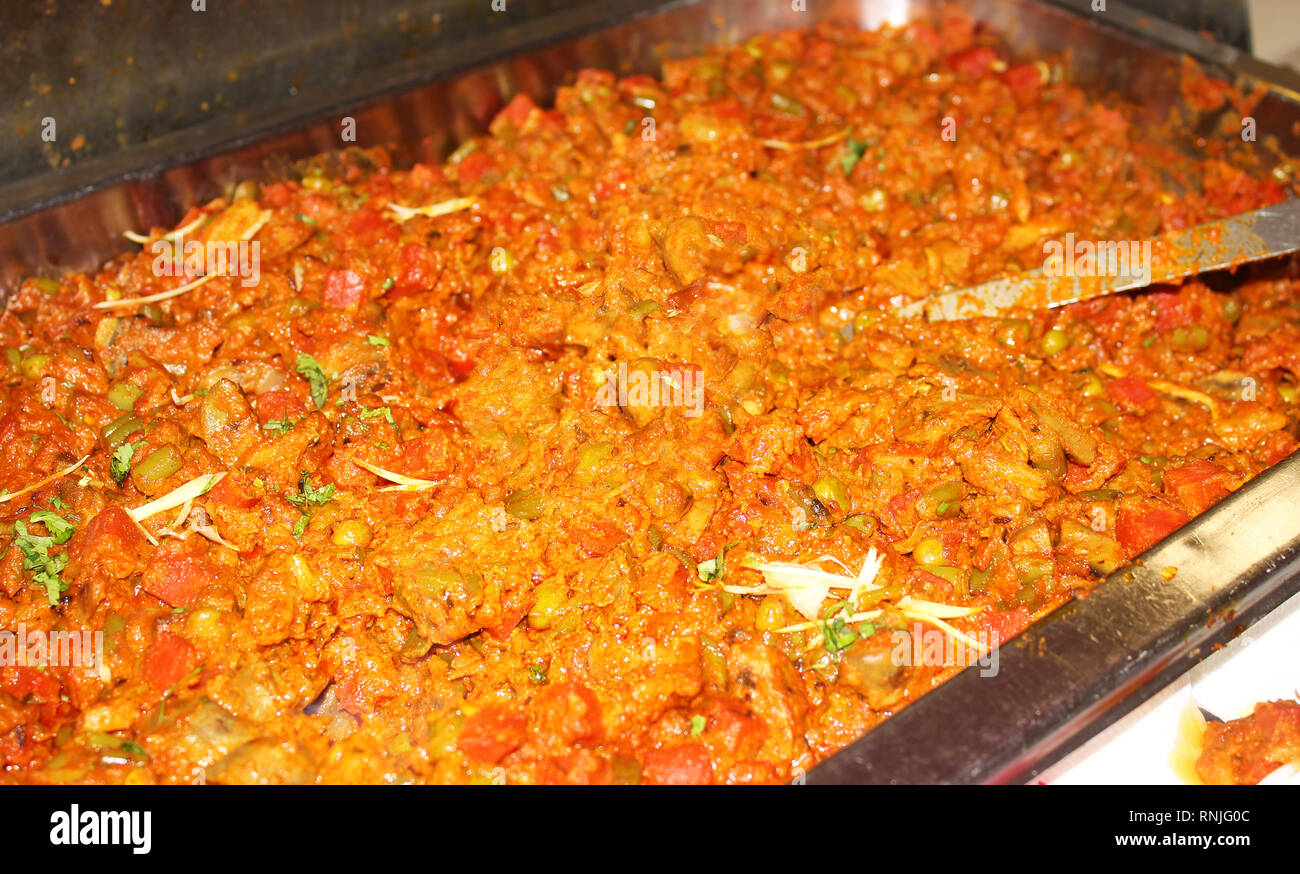 Vegetarian Indian dish Stock Photo Alamy