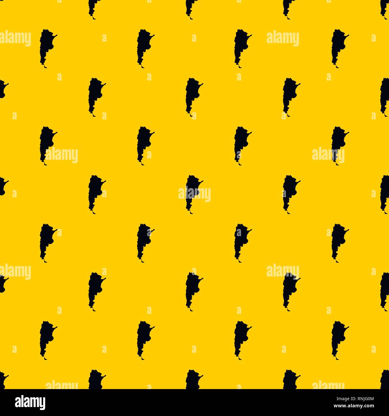 Map of Argentina pattern vector Stock Vector