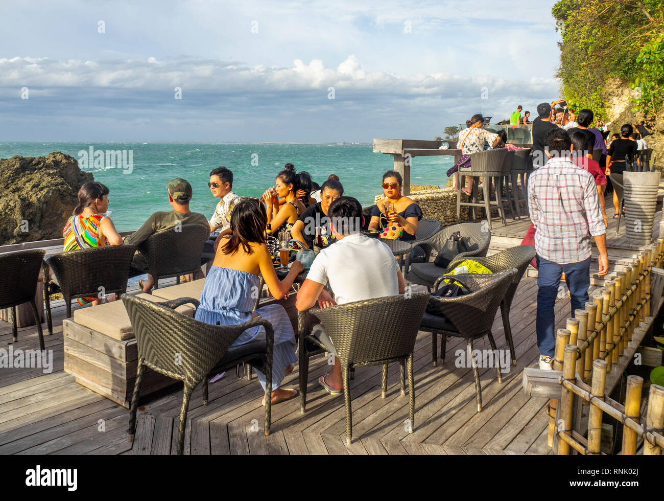 The Rock Bar at Ayana Resort and Spa Jimbaran Bali Indonesia Stock Photo -  Alamy