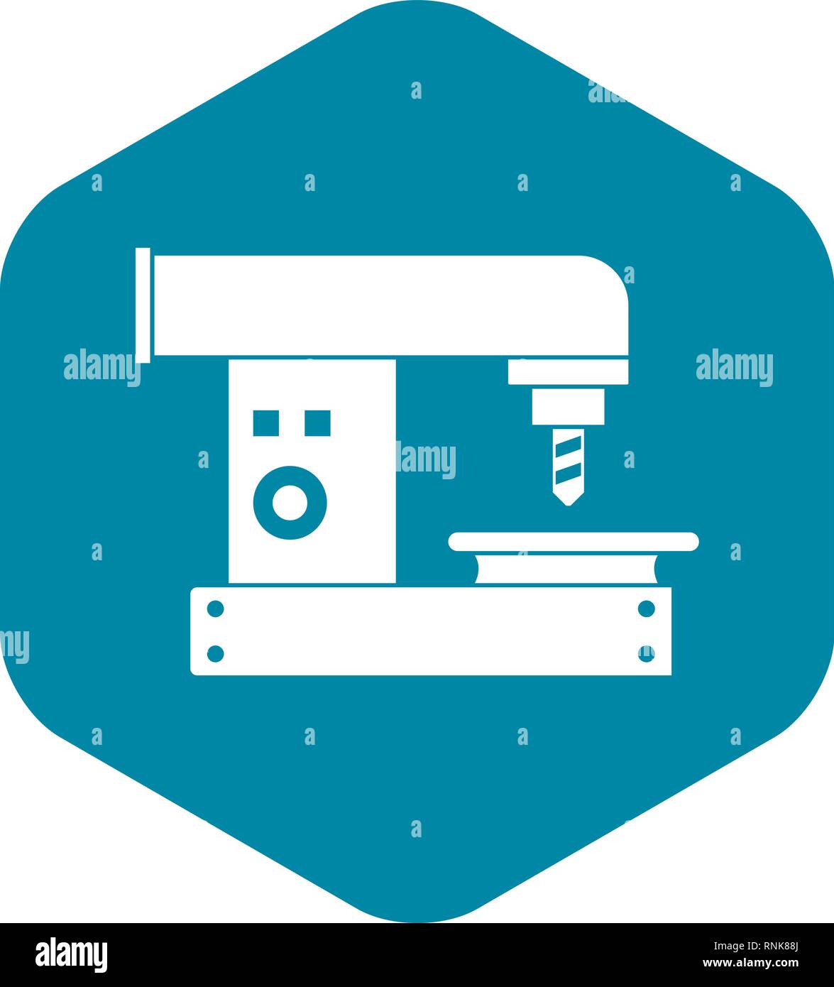 Drilling machine icon, simple style Stock Vector Image & Art - Alamy