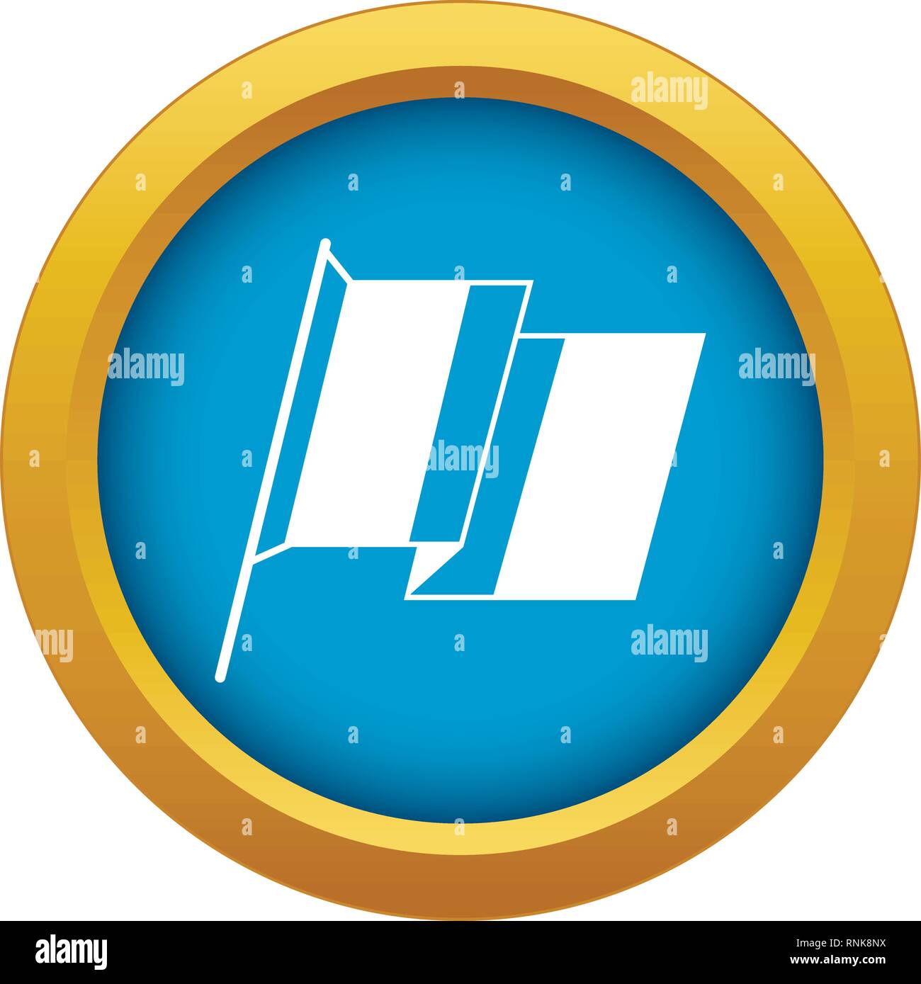 France flag icon blue vector isolated Stock Vector Image & Art - Alamy