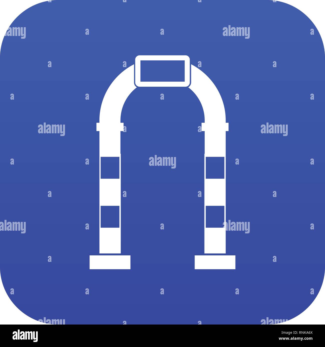 Arch icon digital blue Stock Vector Image & Art - Alamy