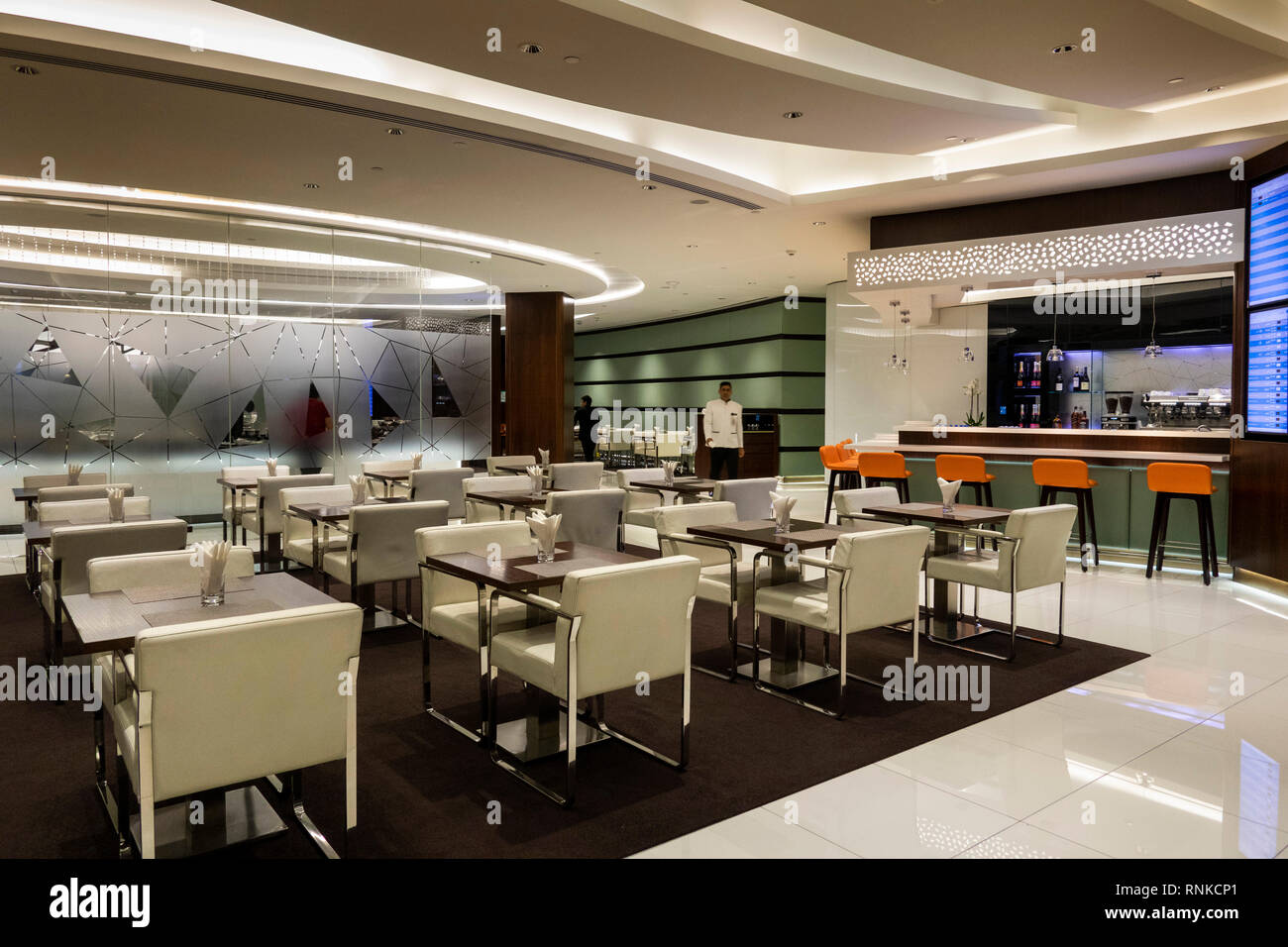 United Arab Emirates, Abu Dhabi Airport, Terminal 3, Business Class