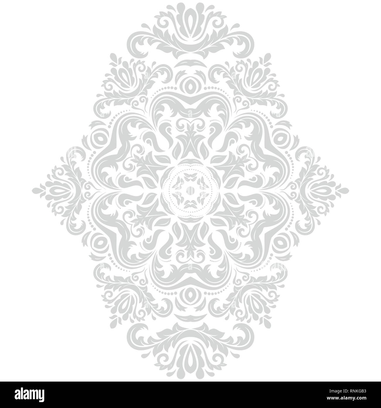 Elegant Vector Ornament in Classic Style Stock Vector