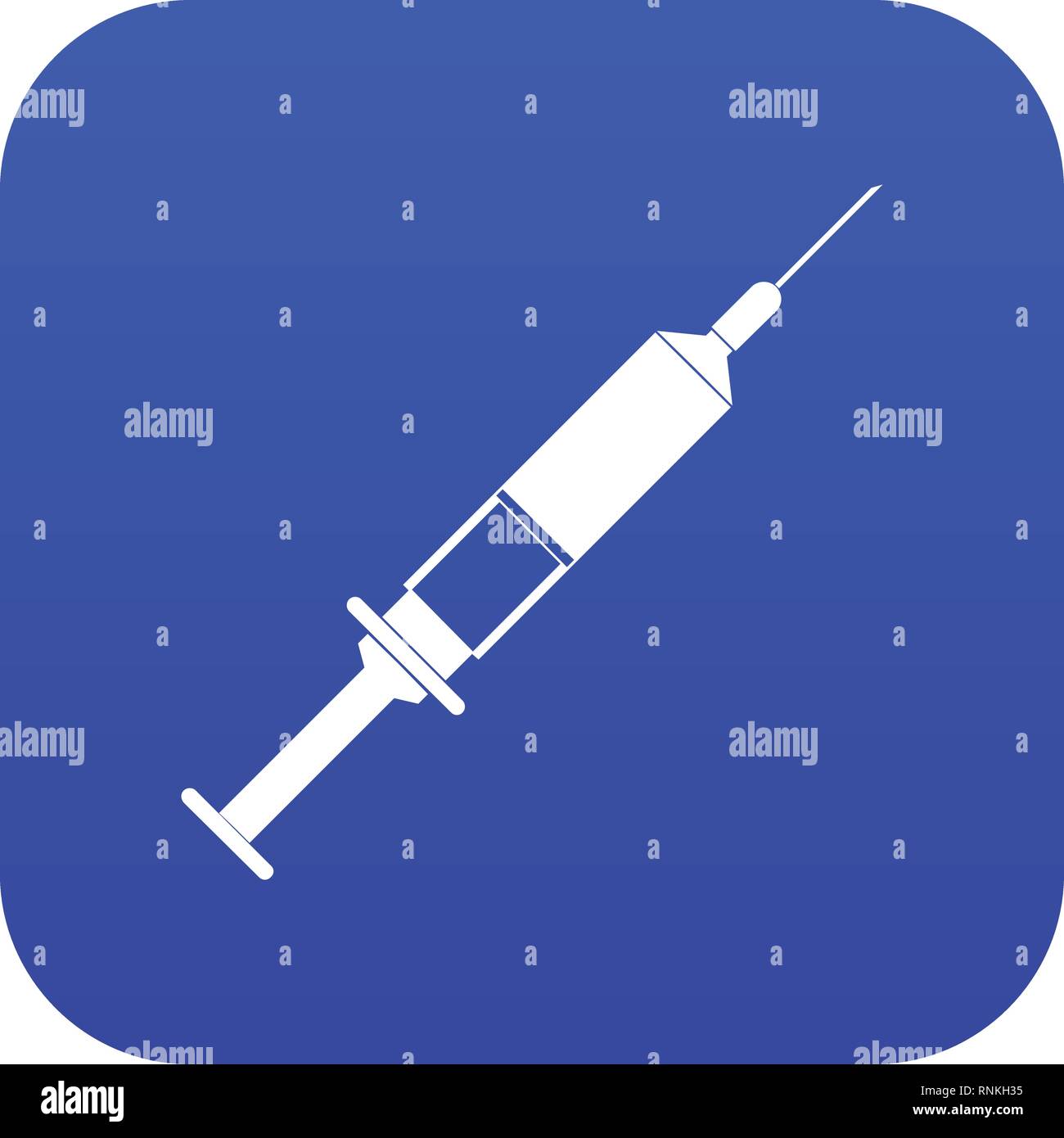 Syringe icon digital blue Stock Vector Image & Art - Alamy