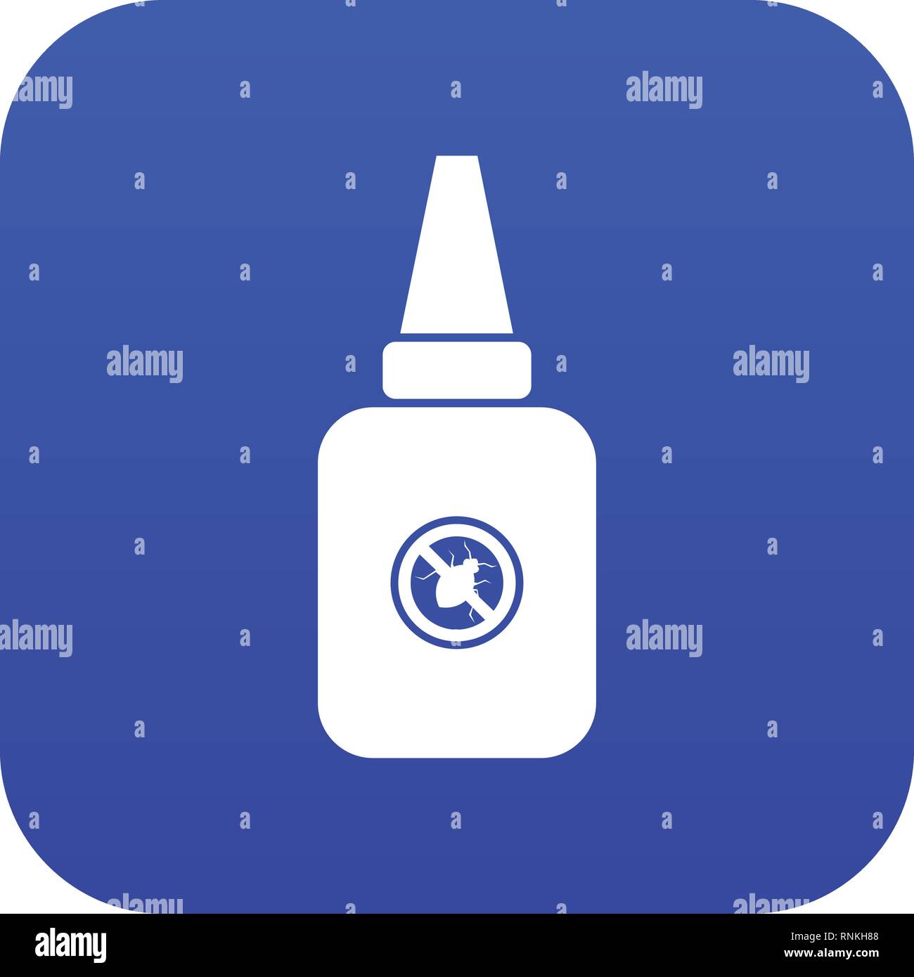 Insect spray icon digital blue Stock Vector