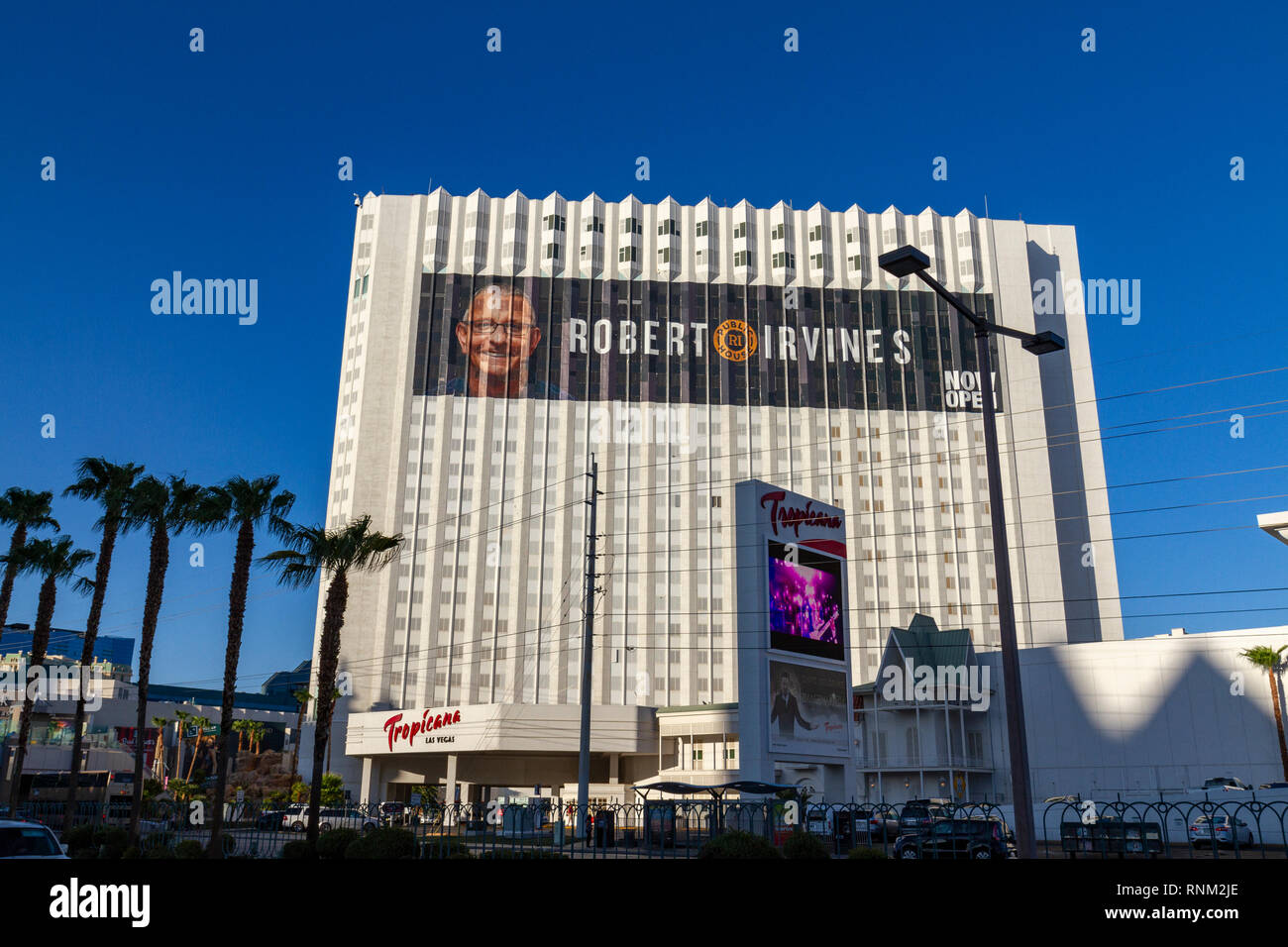 The Tropicana Las Vegas on The Strip in Las Vegas, Nevada, United States. Stock Photo