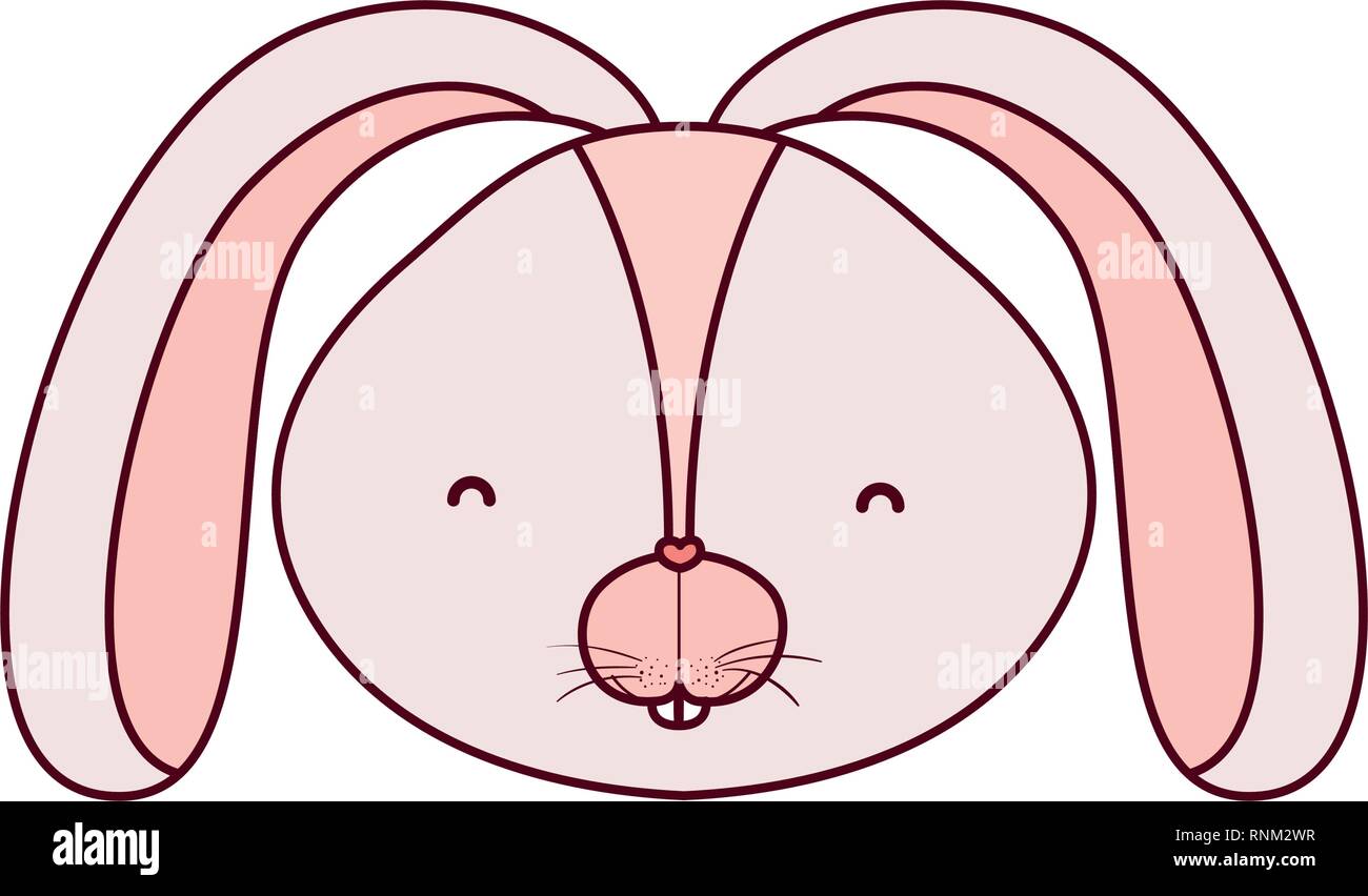 rabbit head isolated icon Stock Vector Image & Art - Alamy