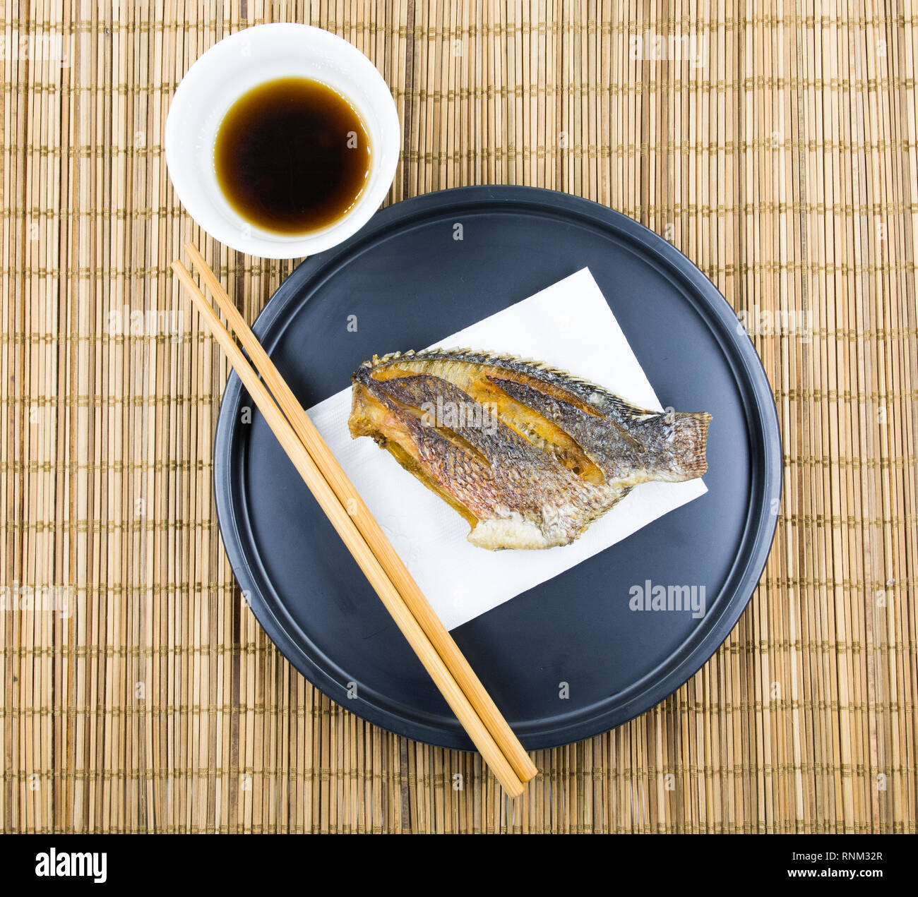 Tasty fried fish, Crispy Fried Fish Asian Style Stock Photo - Alamy