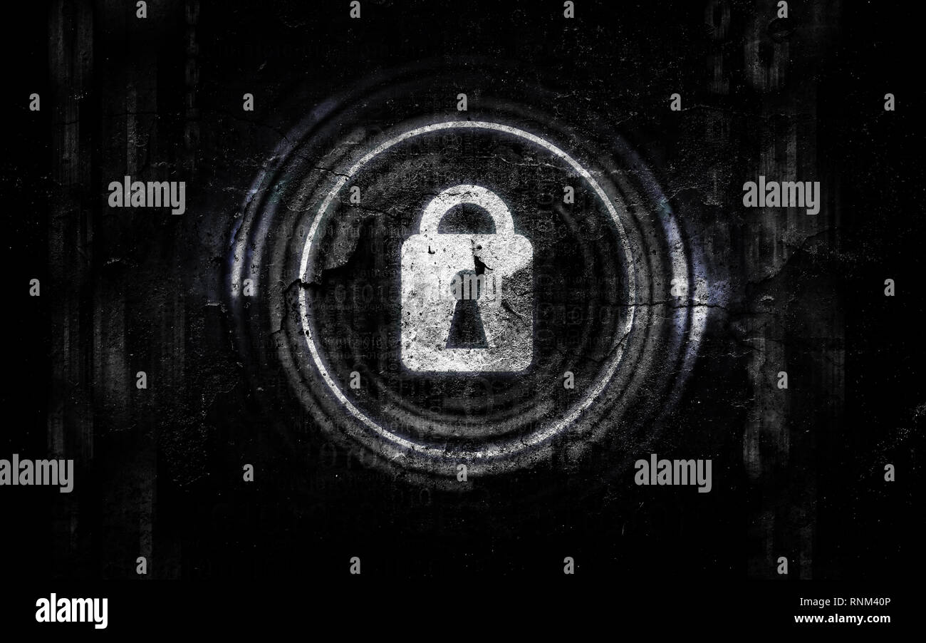 Abstract technology protection system background Stock Photo - Alamy