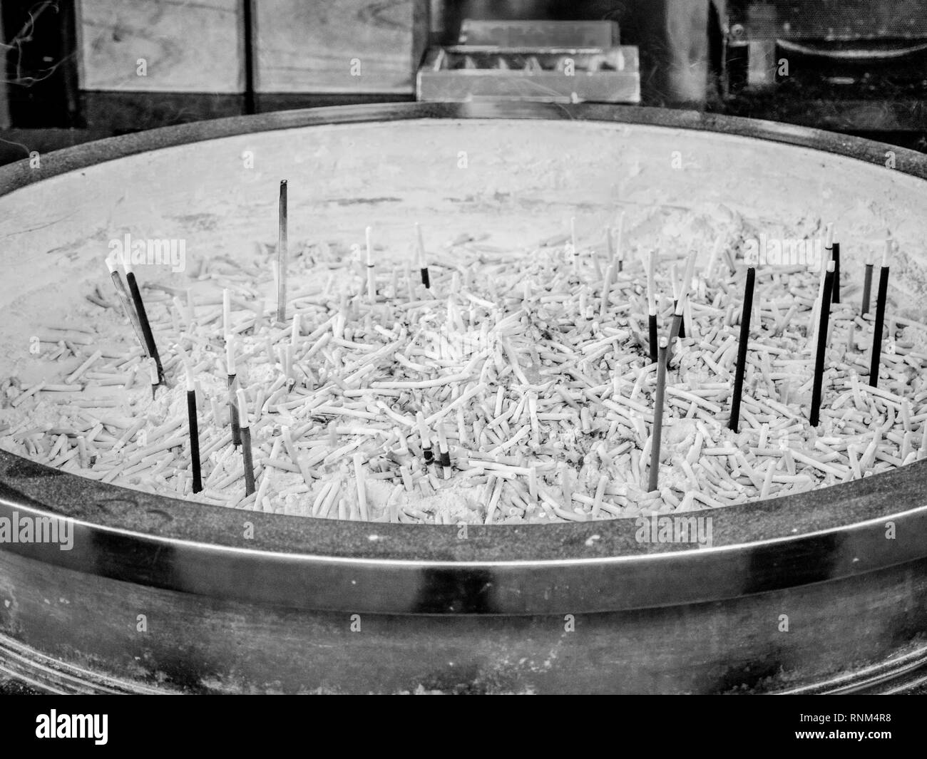 Religious incense sticks at a Japanese Temple Stock Photo Alamy