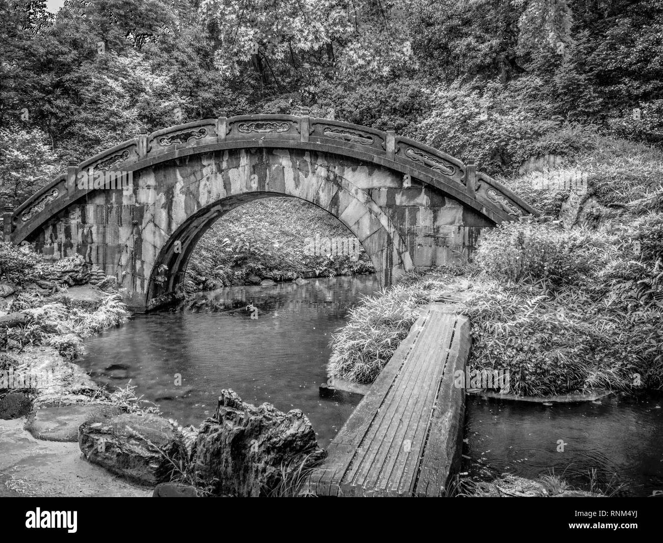 Japanese Garden in Korakuen Tokyo Stock Photo Alamy