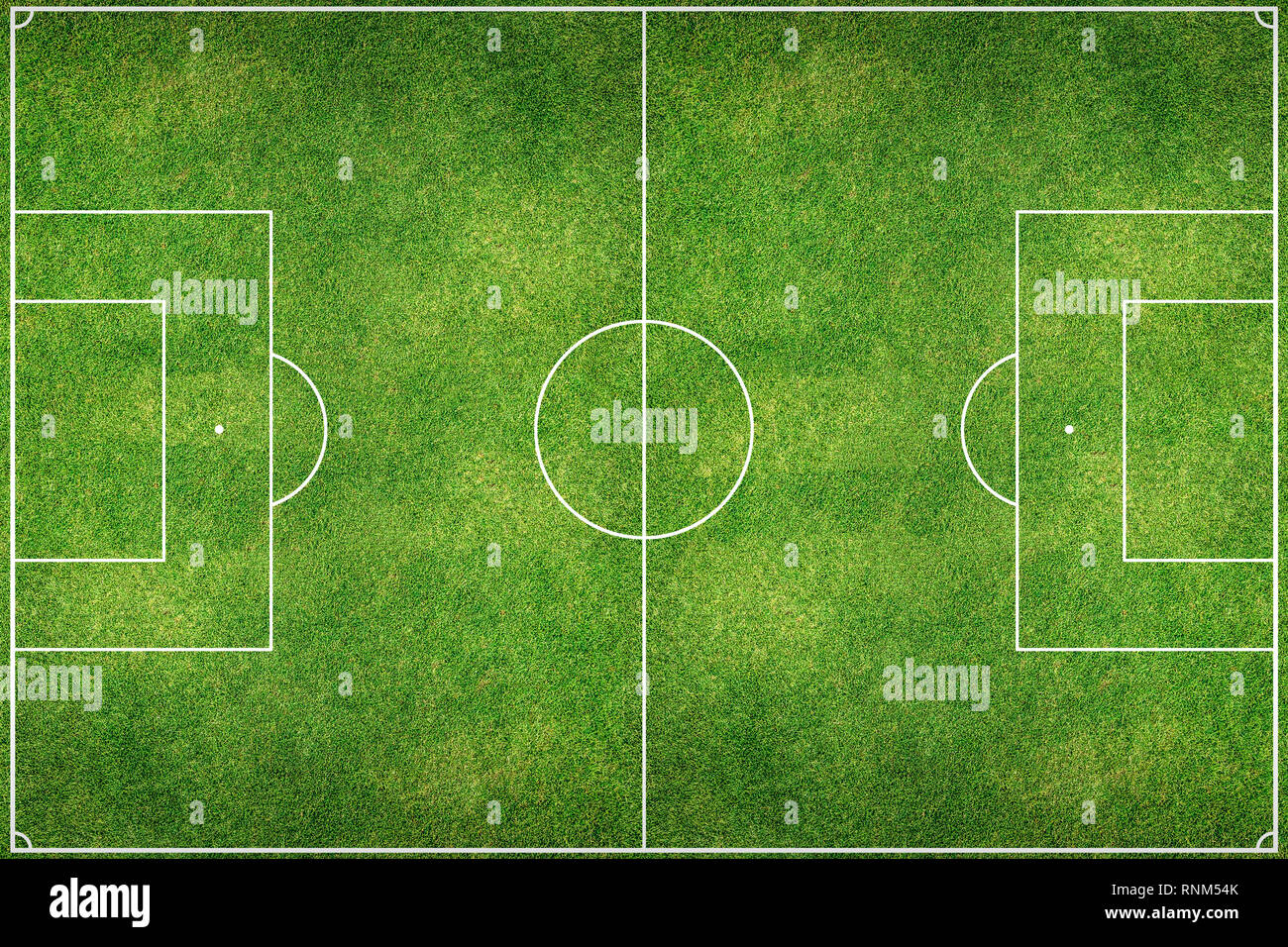 Green Football Stadium field Stock Photo Alamy