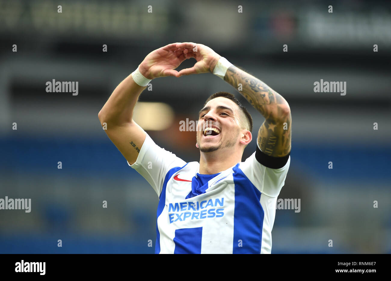 anthony knockaert goal celebration high resolution stock photography and images alamy anthony knockaert goal celebration high resolution stock photography and images alamy