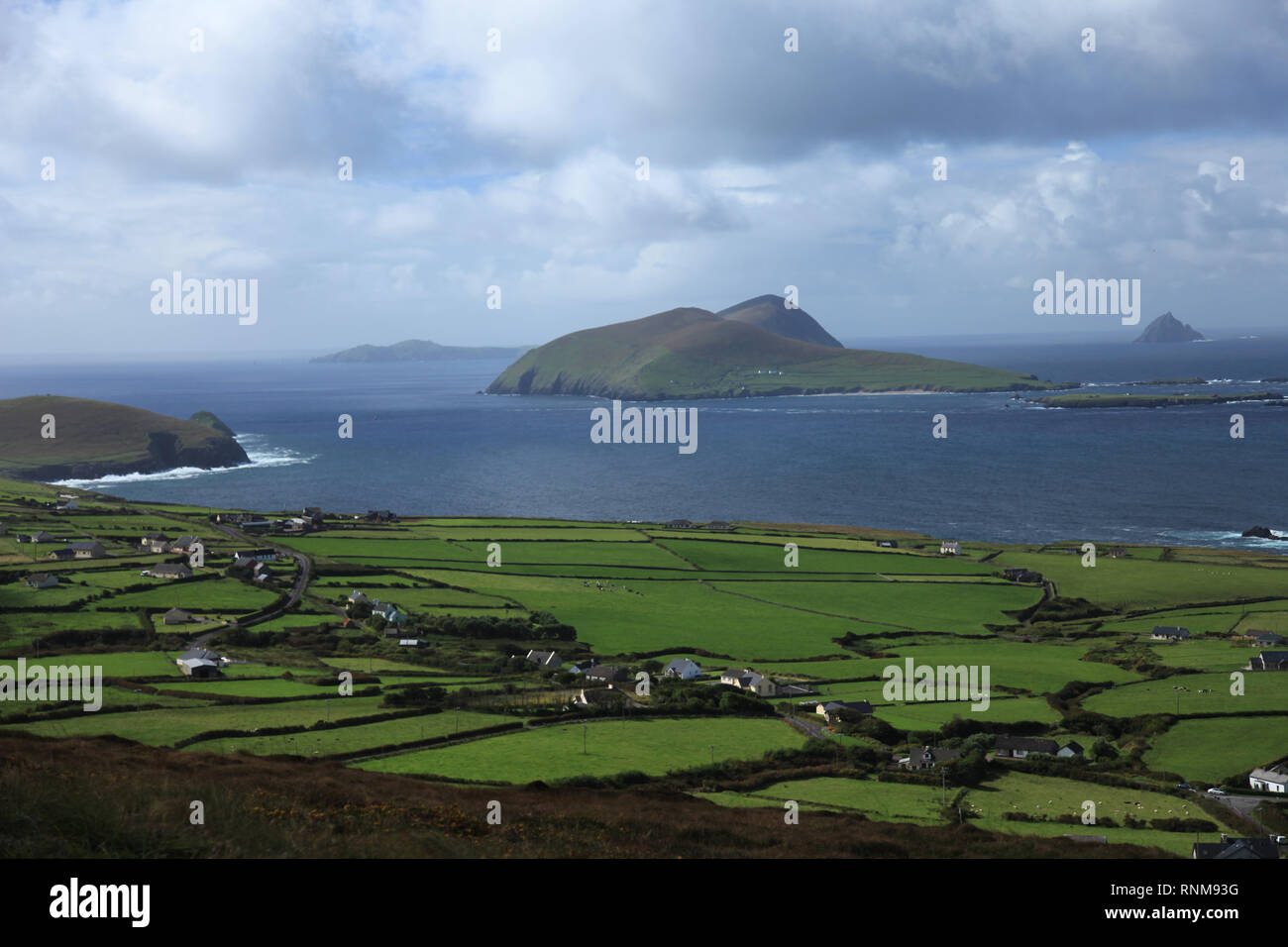 irelands offshore islands, wild atlantic way, dingle peninsula, county kerry, ireland Stock Photo