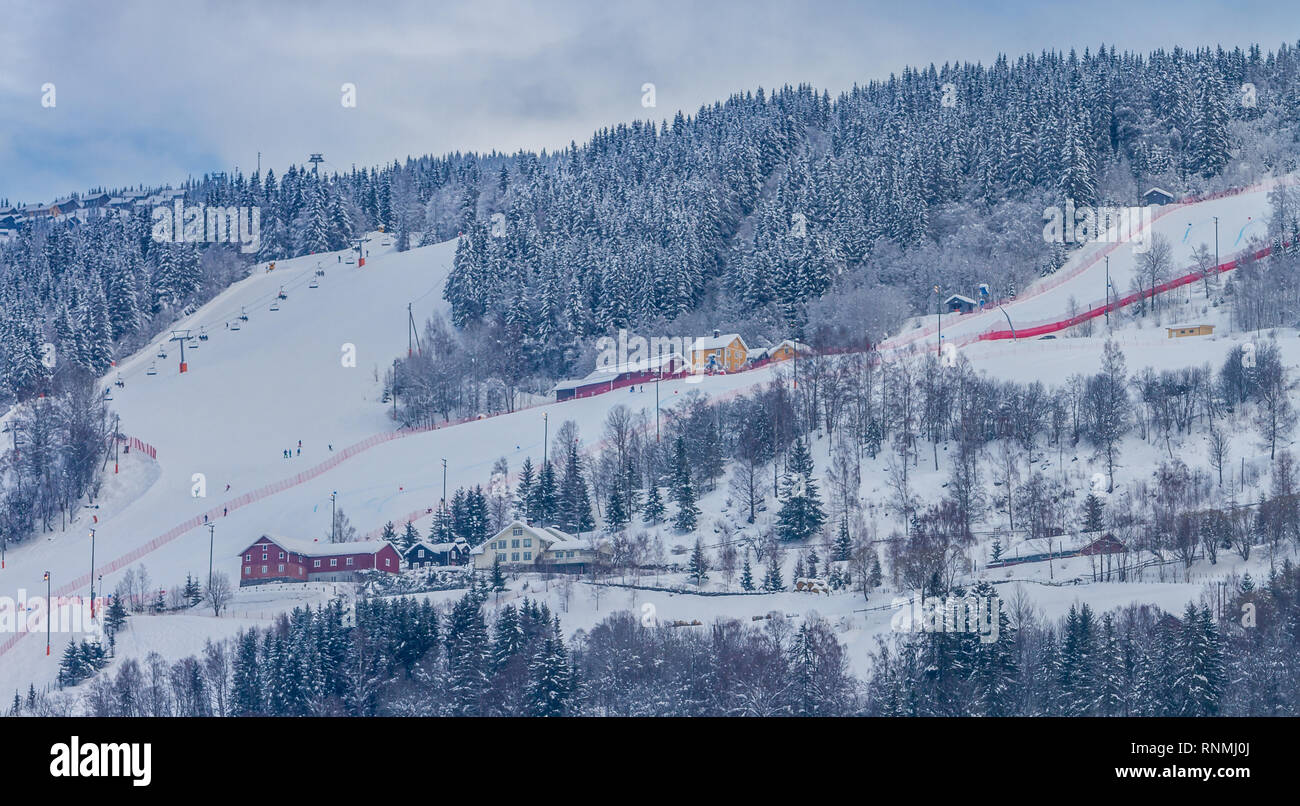 Hafjell Ski resort in Norway Stock Photo - Alamy